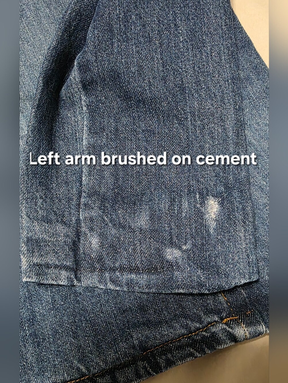 Repurposing Dark Blue Denim Blazer Jacket Y2K Women's Sz XXL(Shrunk To L) - Picture 7 of 9